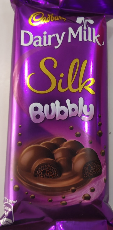 Dairy Milk Silk Bubbly 50 gm
