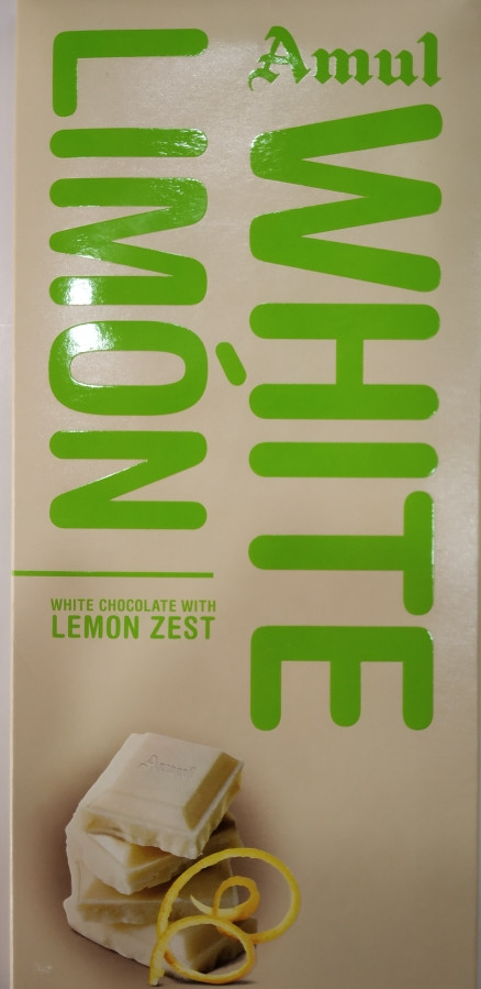 Amul White Chocolate Limon 150 gm