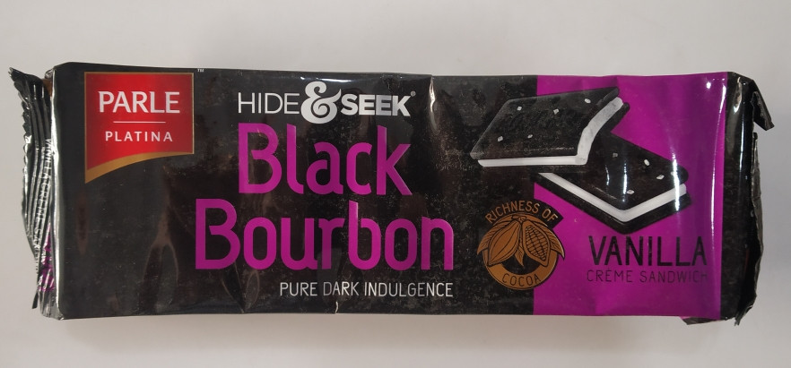 Hide&Seek Black Bourbon Vanila 100 gm