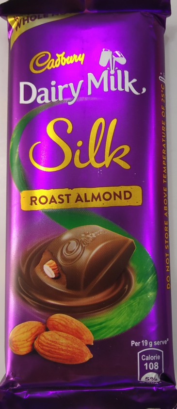 Dairy Milk Silk Roast Almond 58 gm