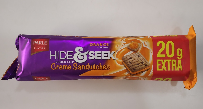 Hide&Seek Cream Sandwich Orange 120 gm