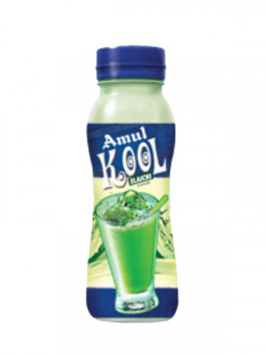 Amul Kool Elaichi Flavored Milk 200 ml Bottle (Cardamom)