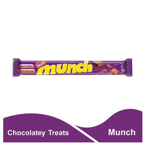 Nestle Munch Chocolate - Crunchiest Ever, 20.1 g Pouch