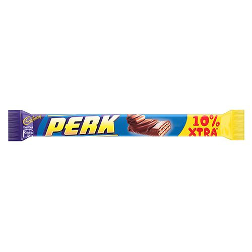 Cadbury Perk - Chocolate Bar, 13 gm Pouch (10% Extra 14.3 gm)