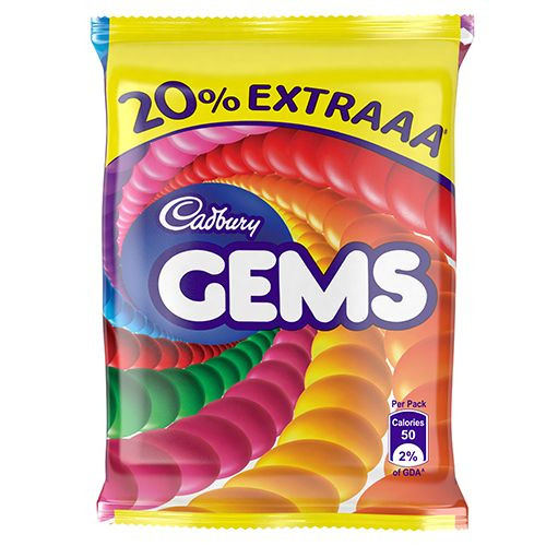 Cadbury Gems Sugar Coated Chocolate 8.9 gm Pouch