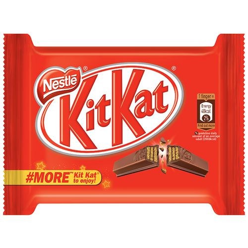 Nestle  Kitkat 4 Finger Chocolate Covered Wafer Bar, 37.3 g Pouch