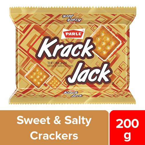 Parle Krack Jack Biscuits, 200 g Pouch